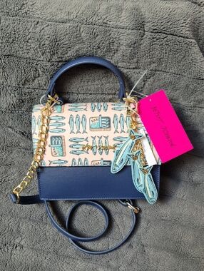 Betsey Johnson Sardine Crossbody Bag, New With Tags